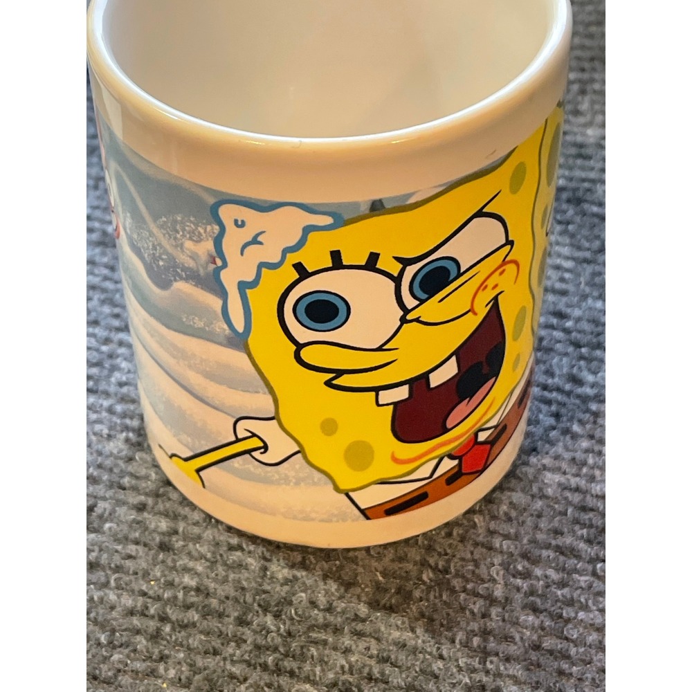 SpongeBob SquarePants Patrick Star Winter Skiing Mug 2007 Viacom Ceramic Coffee